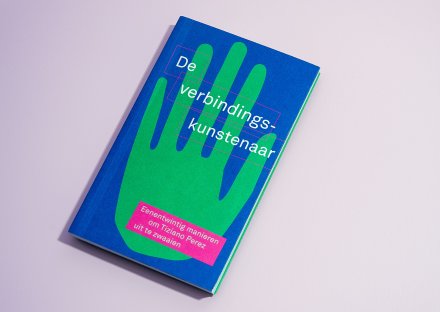 De verbindingskunstenaar – omslag voor