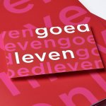 RVS, goed leven – omslag met aanbiedingskaartje